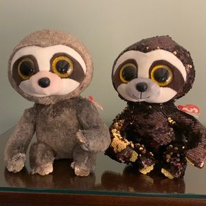 NWT. Ty Beanie Boo Lot-medium Dangler and Dangler flippable